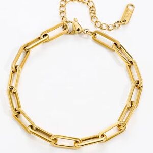 Gold chain bracelet for women